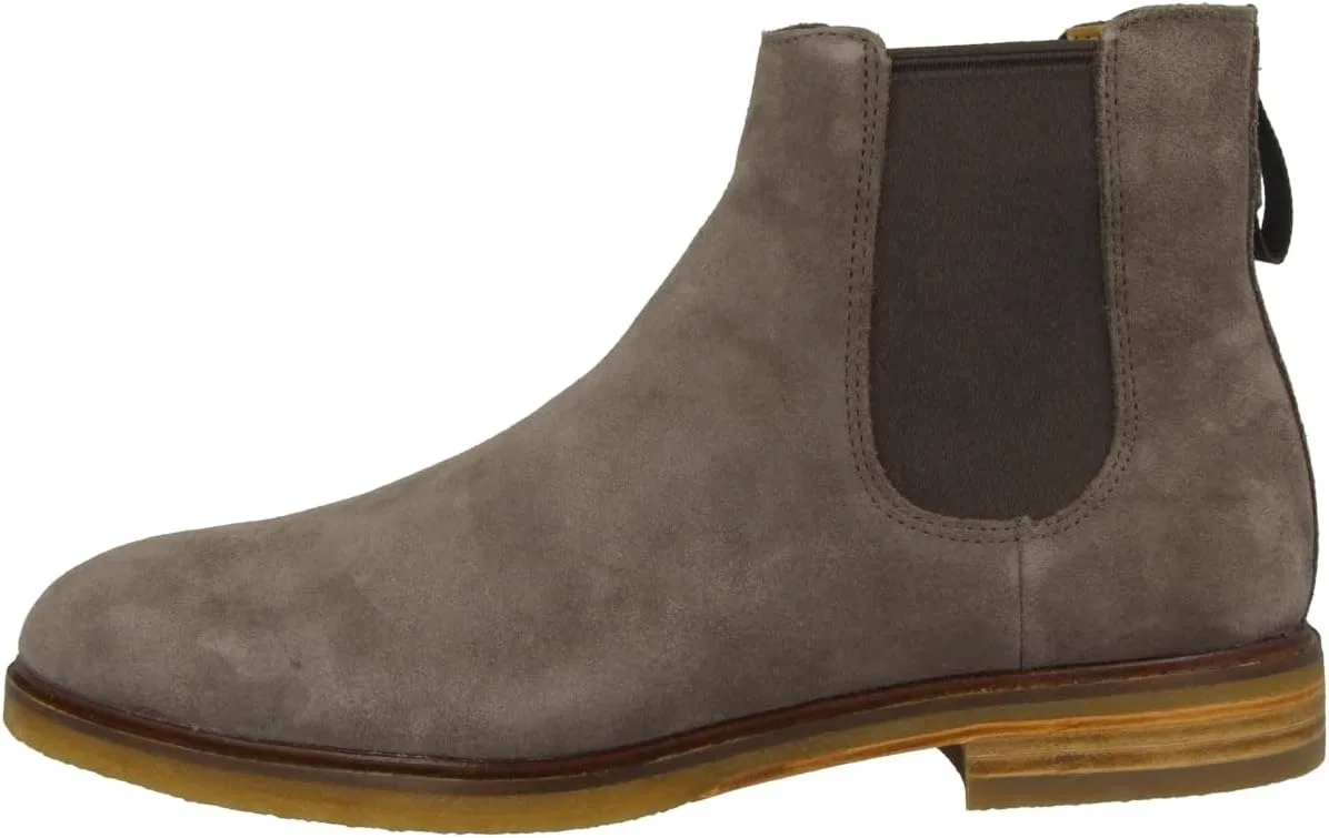 Мужские ботинки Clarks Clark Dale, Gobi Chelsea, Grey Taupe Suede Taupe Suede