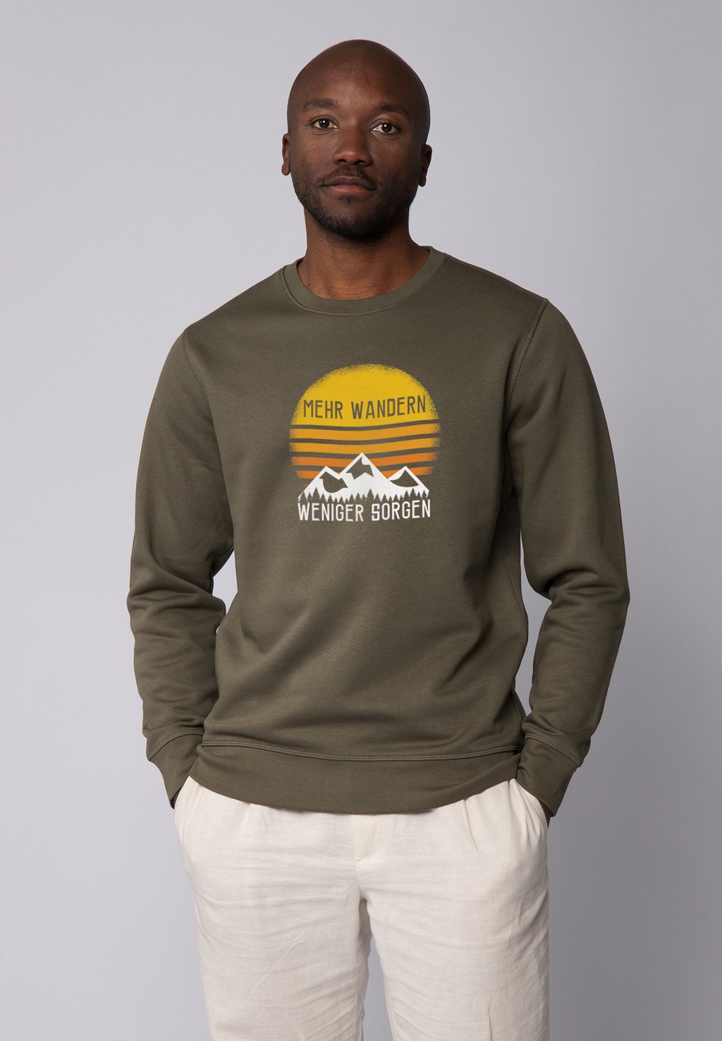 

Толстовка MEHR WANDERN watapparel, хаки