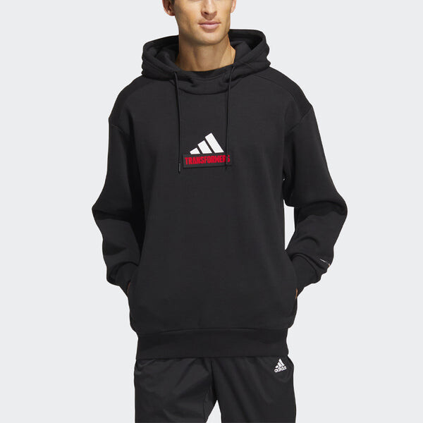 Толстовка men's x transformers crossover logo printing black Adidas, черный — фото 2