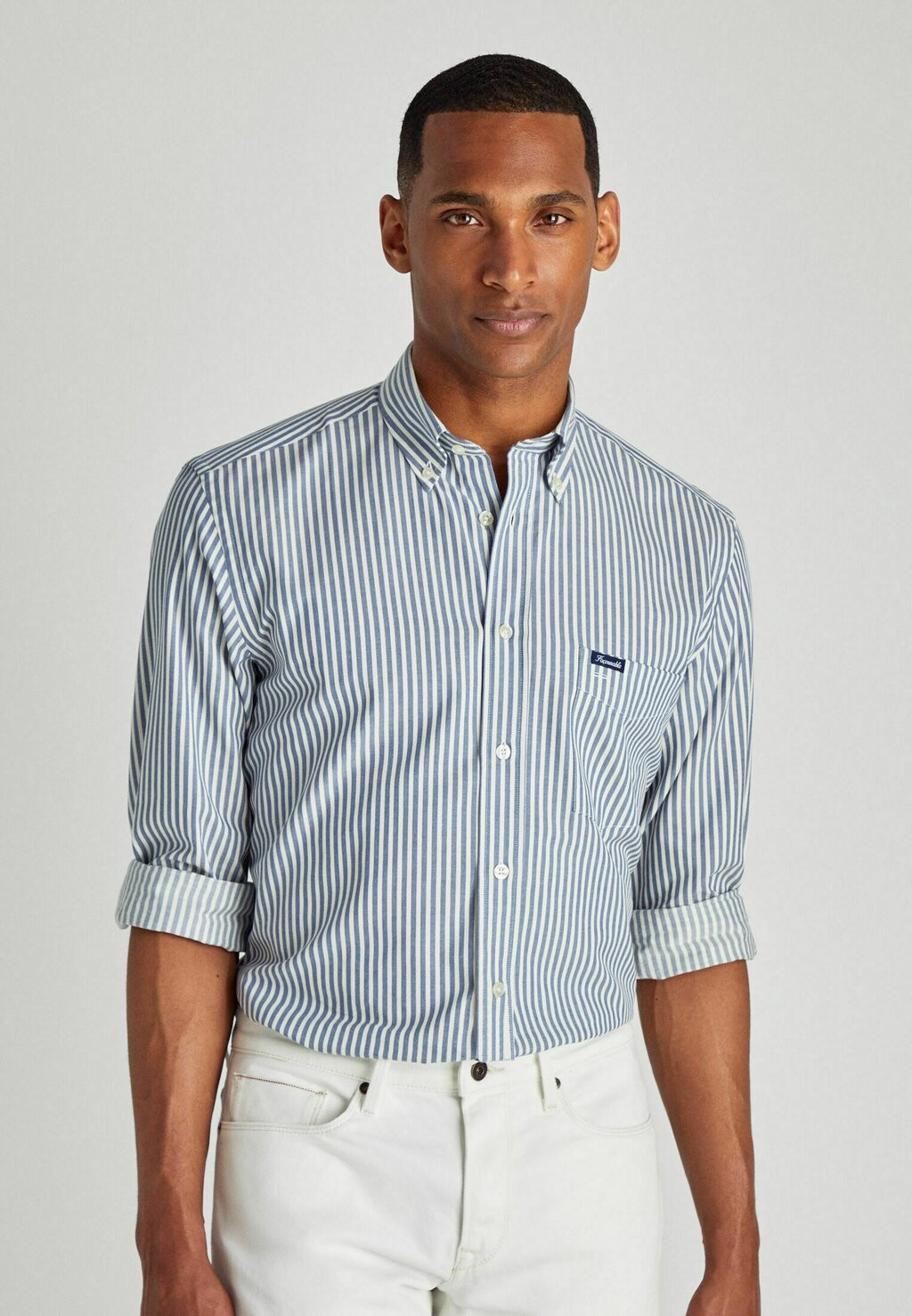 

Рубашка CLB BD TWILL BENGAL Façonnable, цвет white navy