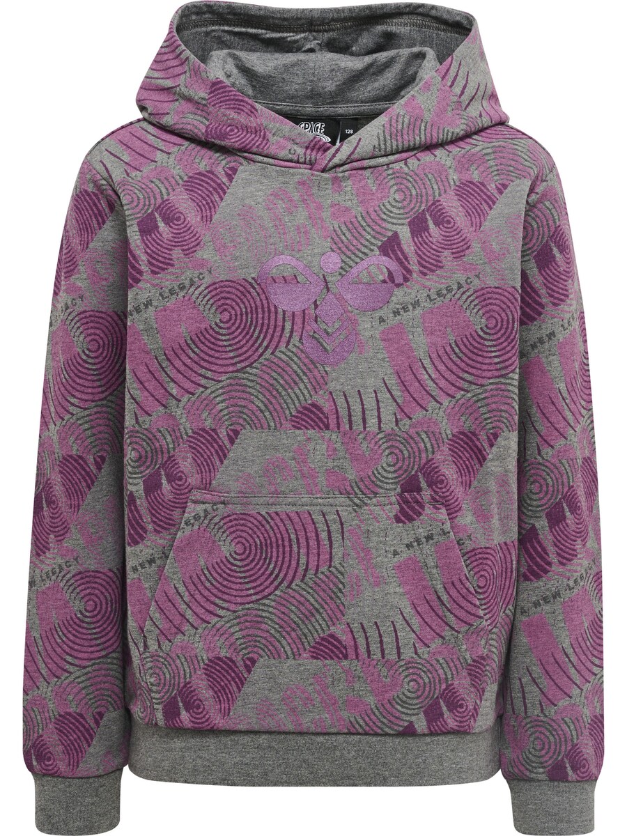 

Толстовка Hummel Space Jam, цвет mottled grey/Purple/Dark purple