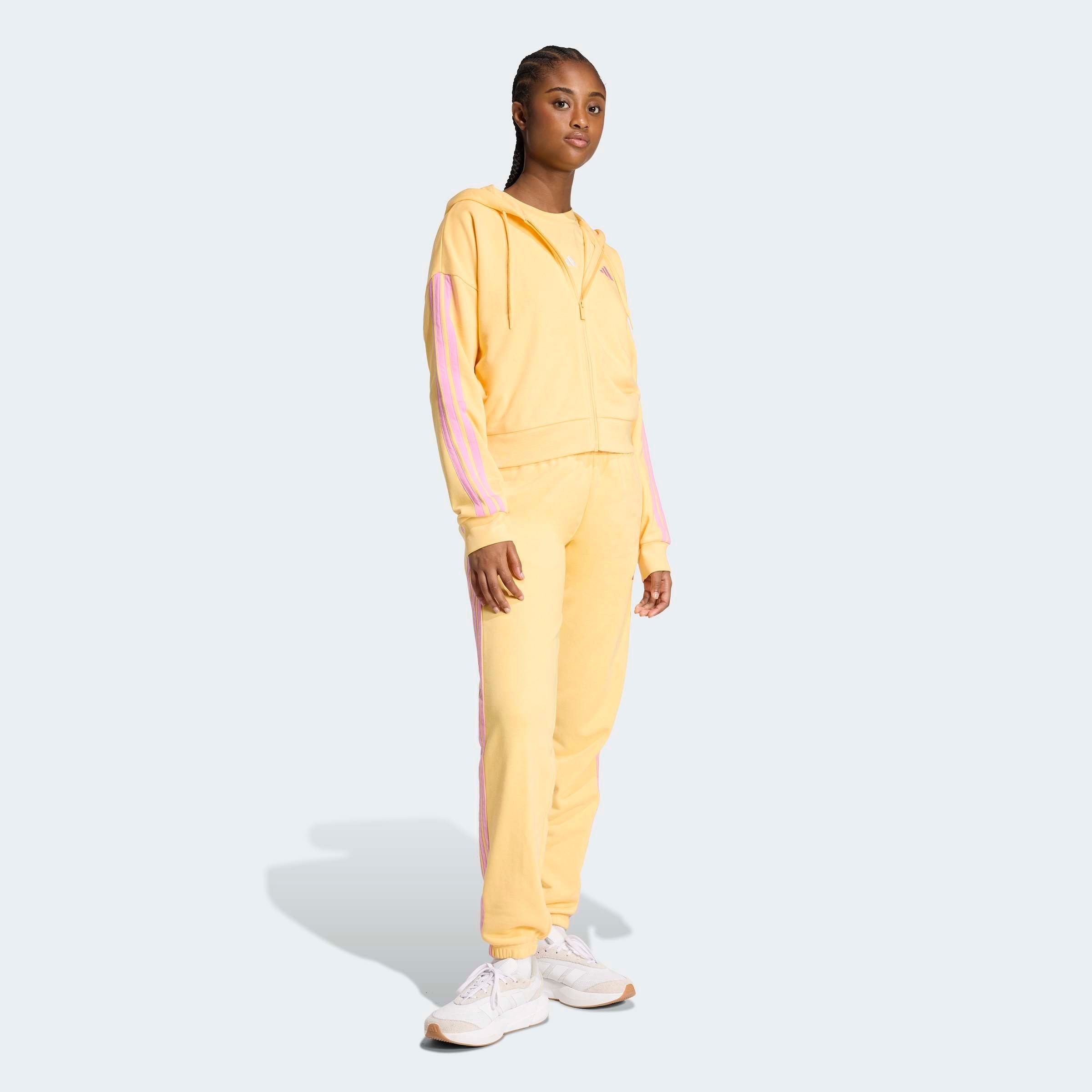 Adidas Sportswear Толстовка с молнией 'Essentials' в цвете Honey — фото 3