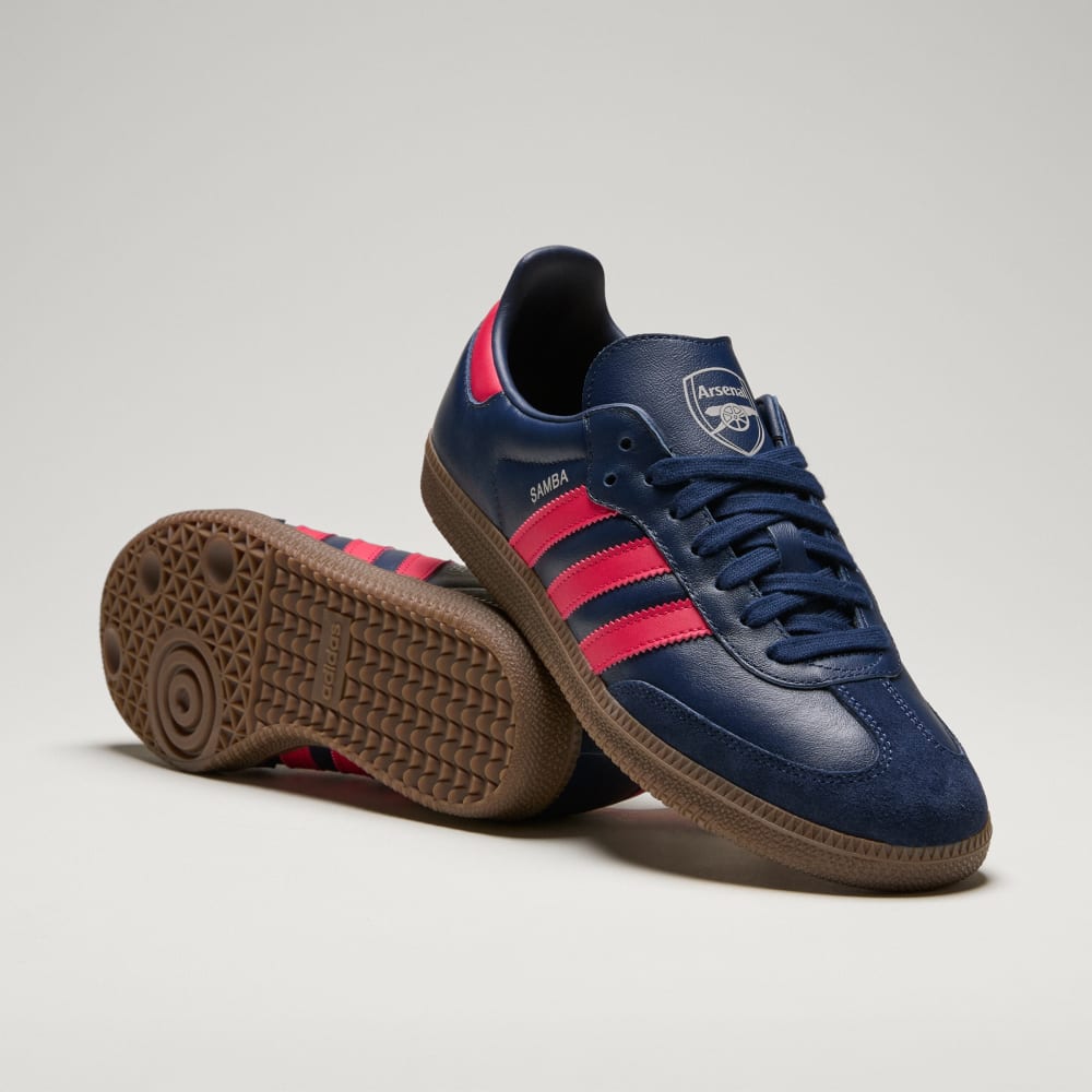 

Кроссовки Adidas Samba Arsenal Shoes, цвет Night Indigo/Pure Ruby/Gum