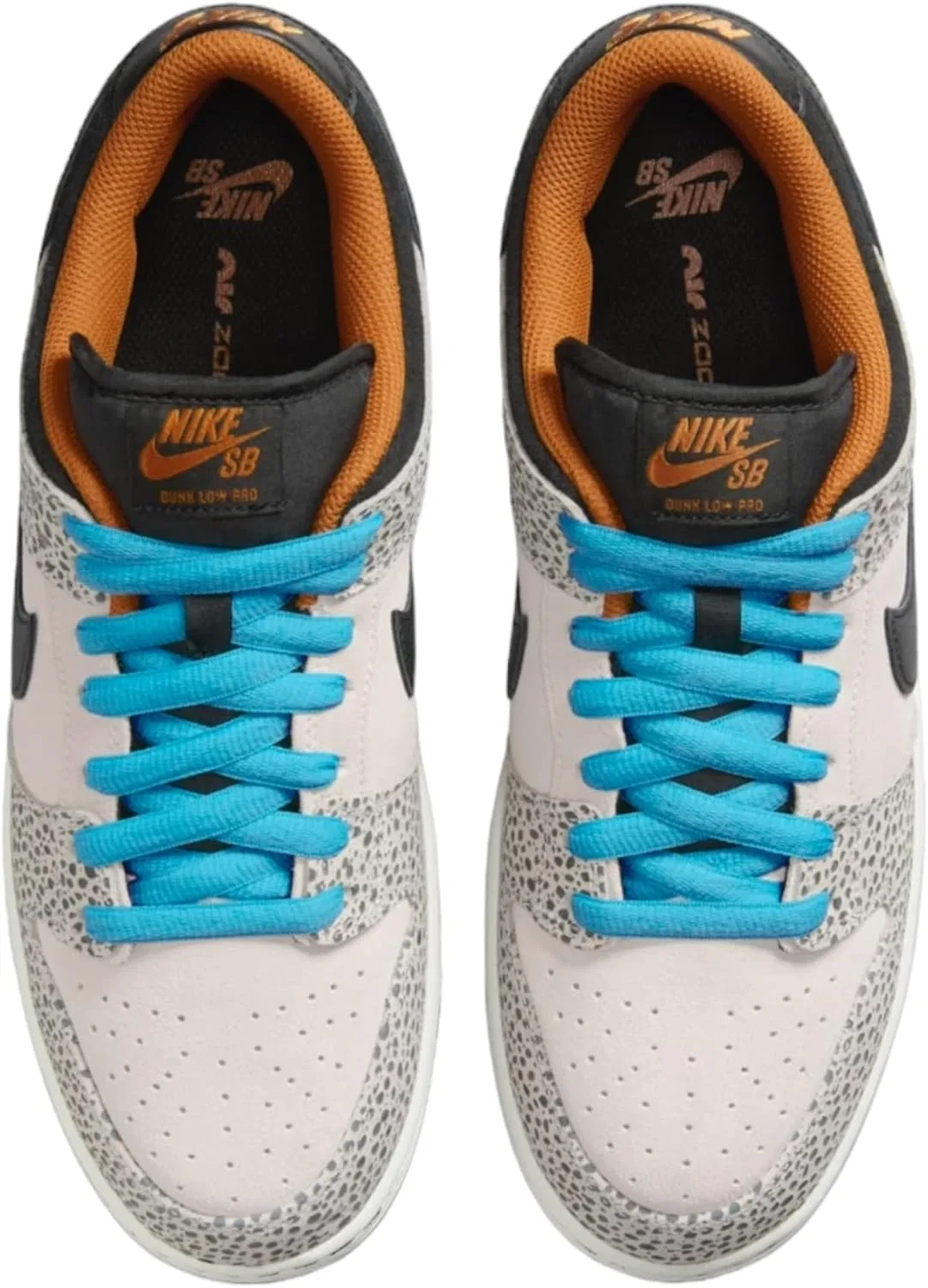 Кроссовки мужские Nike Dunk Low Retro, цвет Phantom Black Black Monarch — фото 4