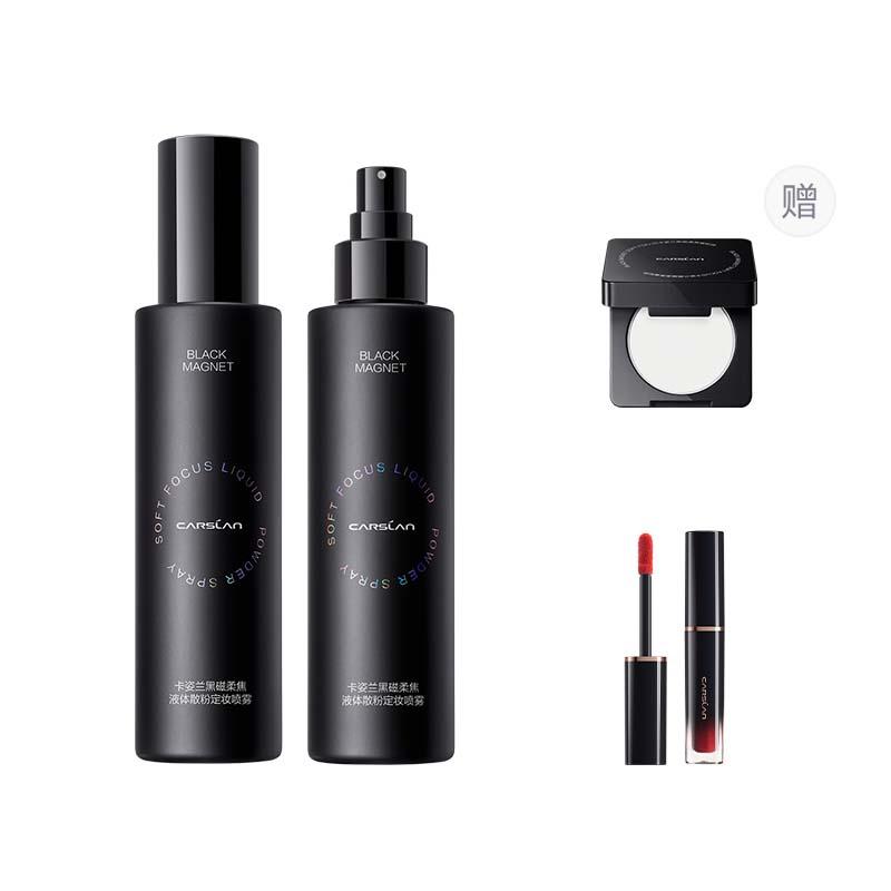 

Carslan Черный магнитный спрей для макияжа soft focus без переноса стойкий контроль жира 150мл