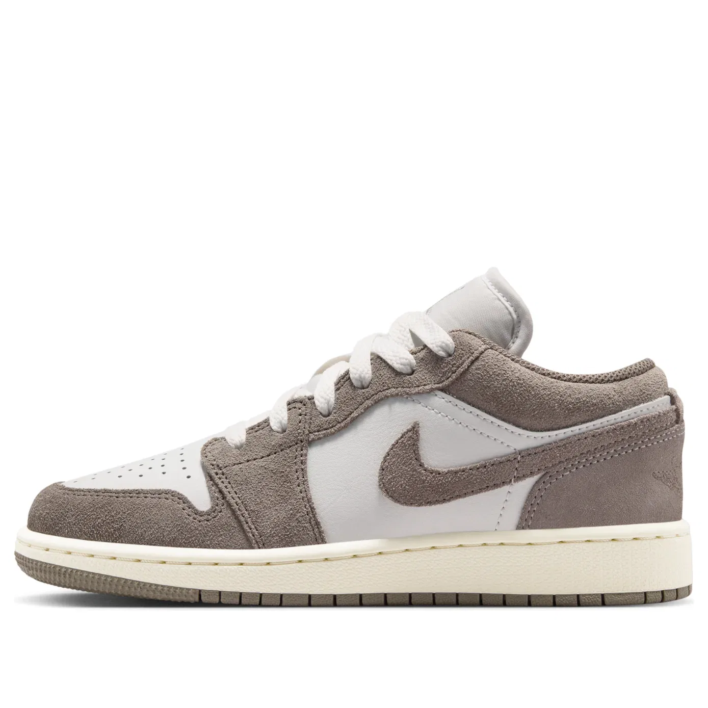 Кроссовки Air Jordan 1 Low 'Olive Grey Enigma Stone' 553560-026, серый