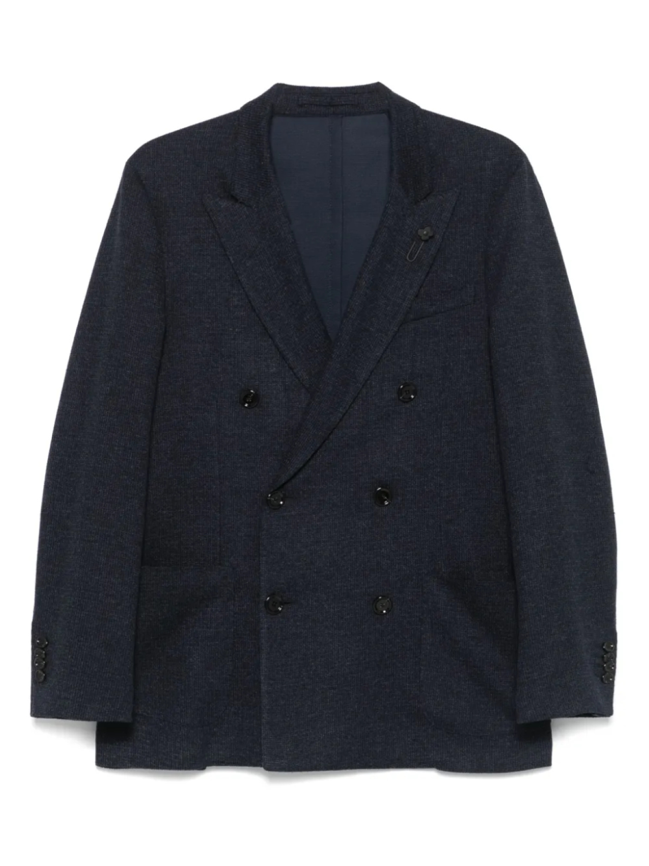 

Пиджак из ткани букле Lardini, синий