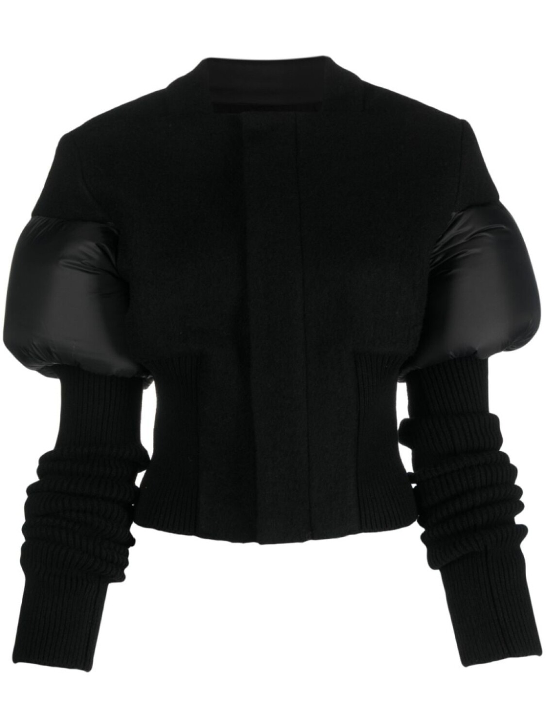 

Rick Owens жакет в рубчик с дутыми вставками, черный