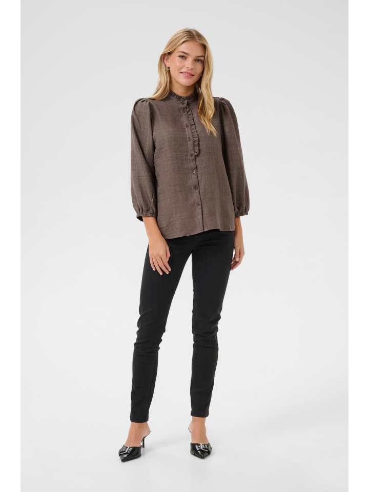 

Блузка Kaffe, цвет deep taupe cc