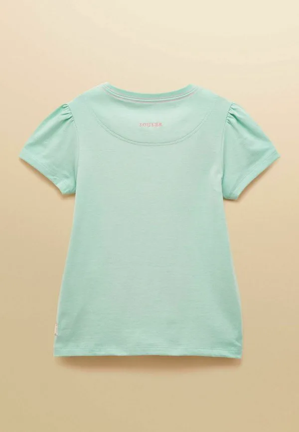 Футболка astra с аппликационным принтом, стандартного кроя. Joules, Aqua Blue — фото 2