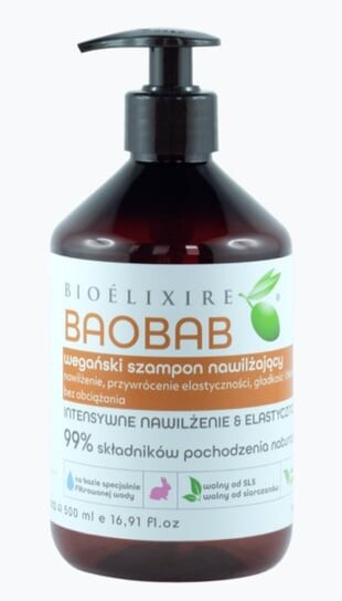 

Шампунь Vegan Baobab 500мл BIOELIXIRE