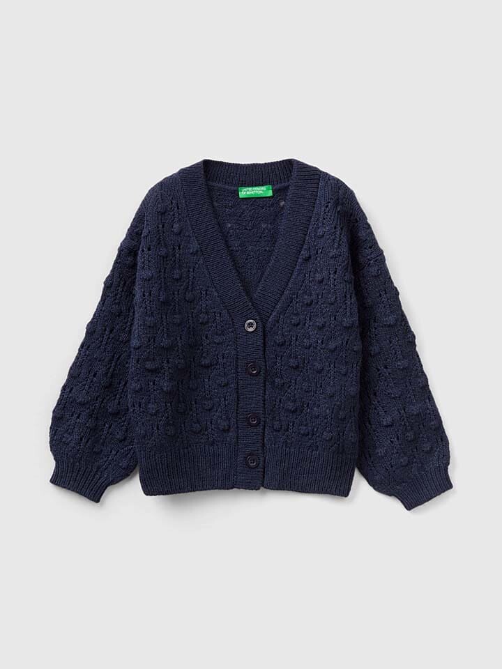 

Кардиган Benetton Cardigan, темно-синий