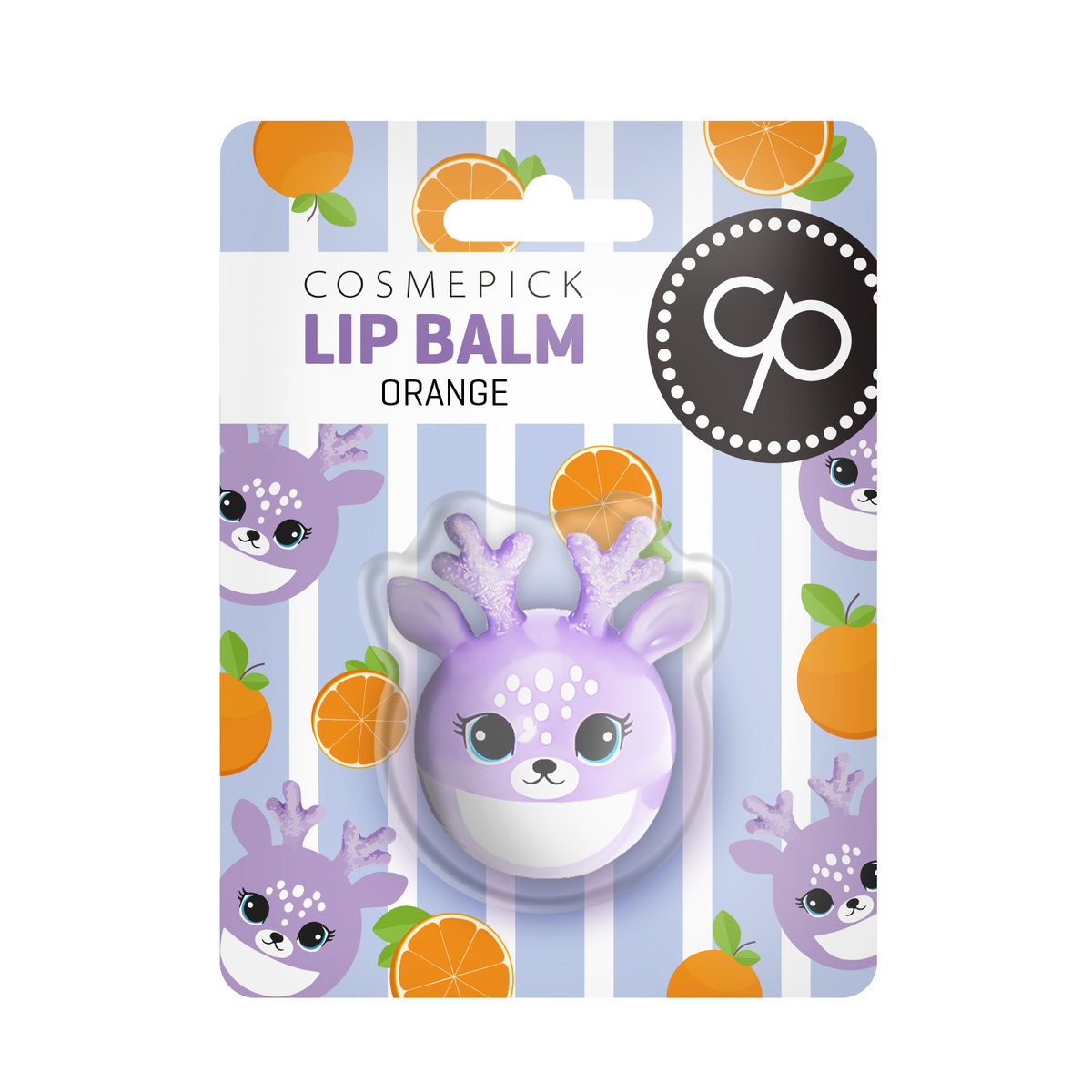 

Cosmepick, Бальзам для губ Orange Raindeer, Бальзам для губ, апельсин, 6 г