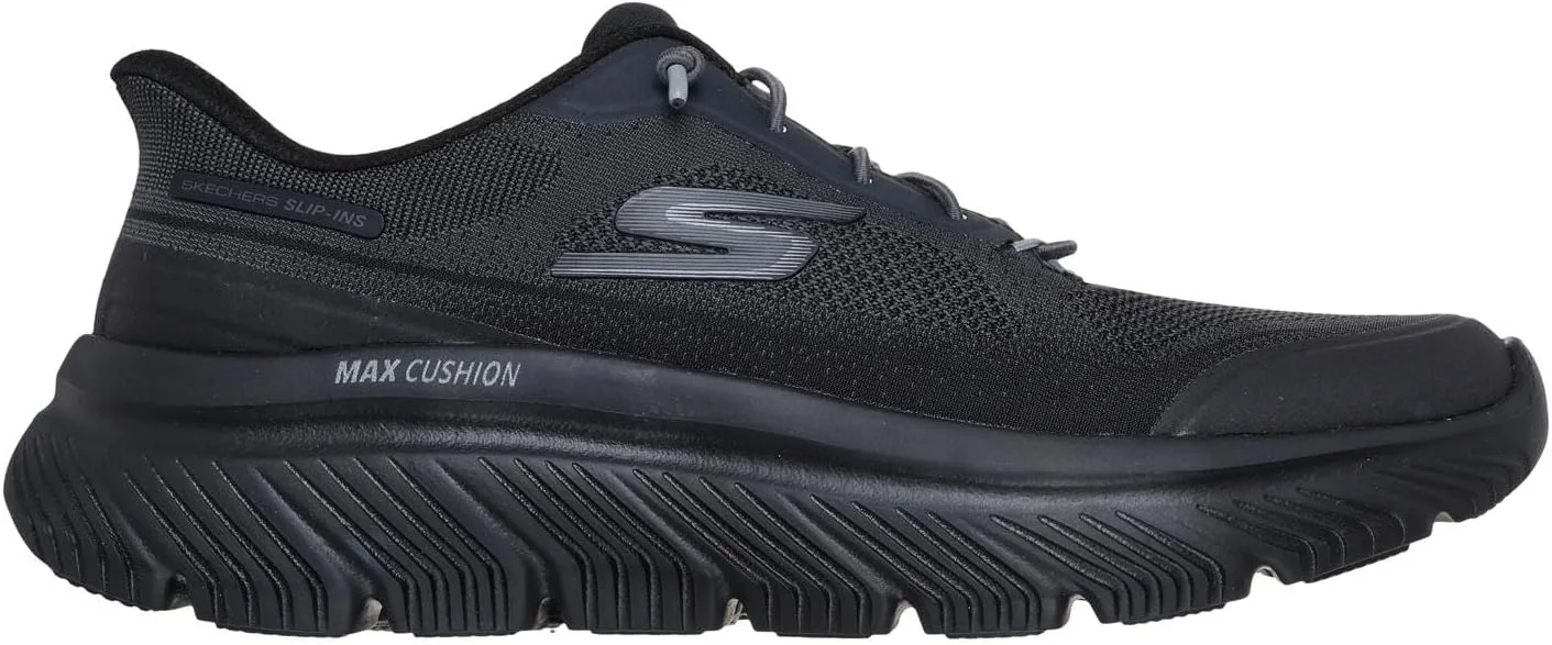Мужские кроссовки Skechers Go Walk Max Cushioning Hyper Burst Zoltar, черный — фото 4