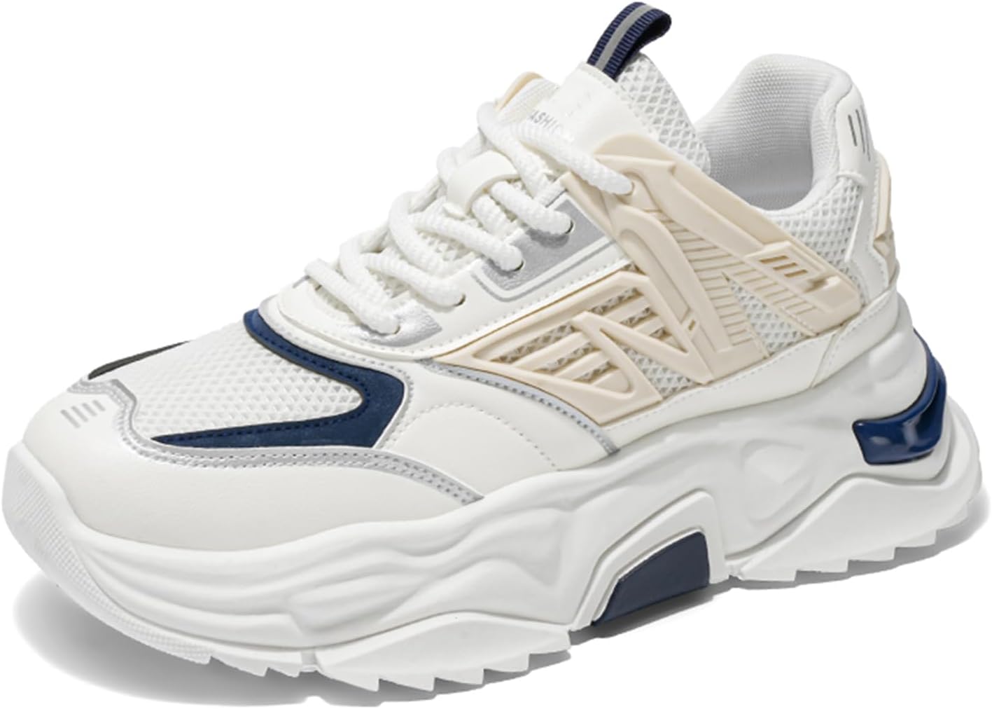 

Мужские повседневные спортивные кроссовки SPWAGYM для тенниса и ходьбы, массивные модные кроссовки для тренировок, белый