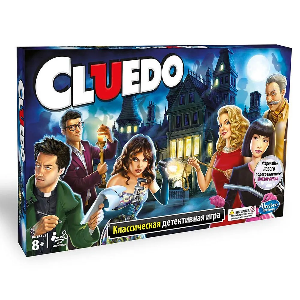 

Детская настольная игра Hasbro Clue Mystery, мультиколор