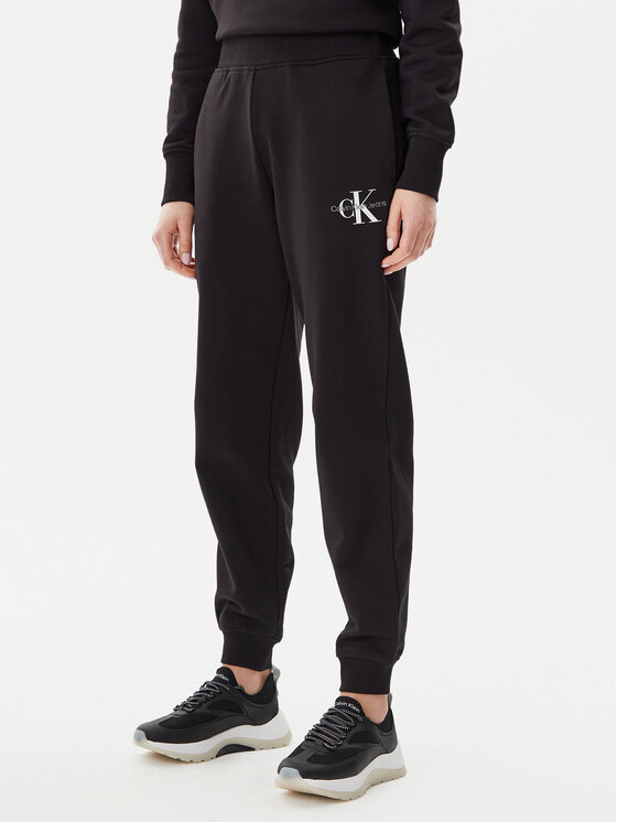 

Облегающие спортивные штаны Monologo J20J225354 Calvin Klein Jeans, черный