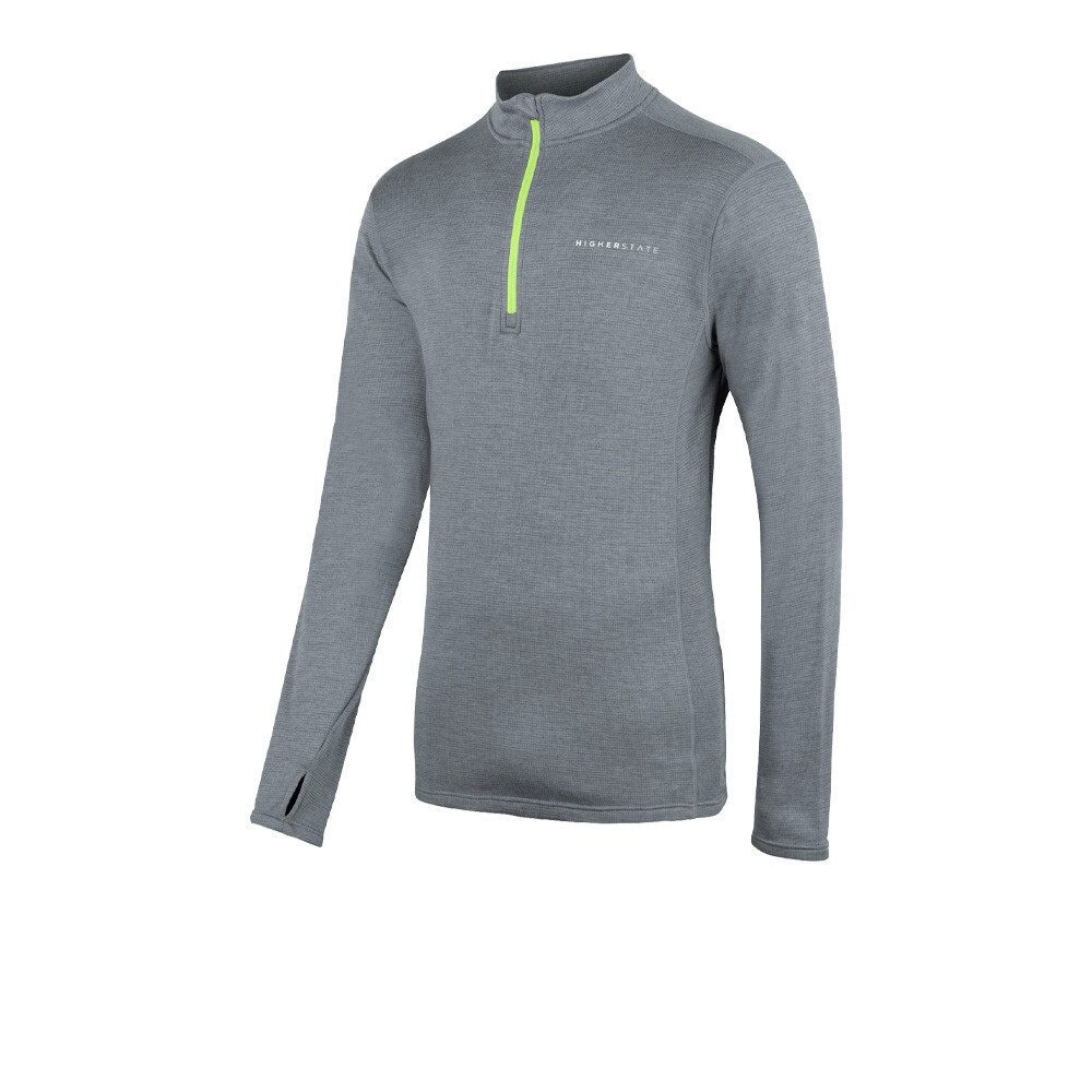 

Спортивный топ Higher State L/S 1/4 Zip Micro Grid, серый