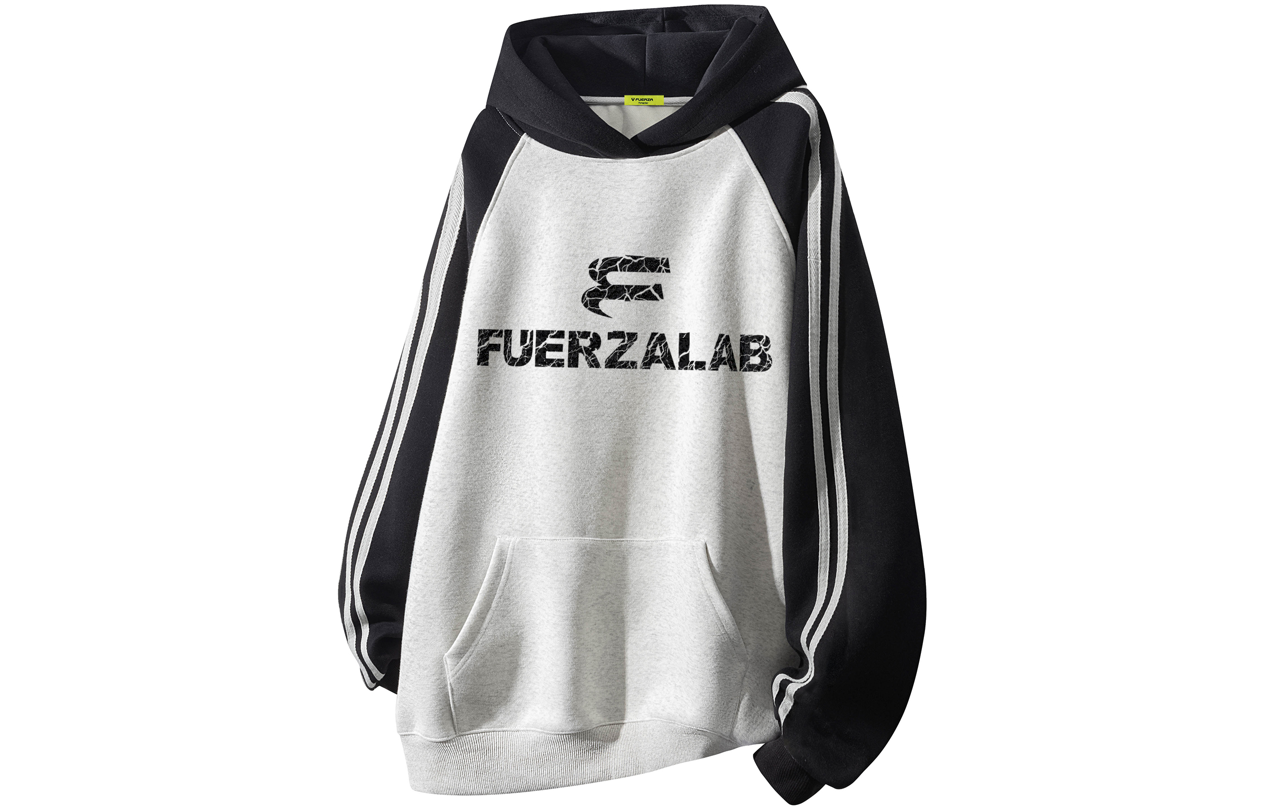 

Свитшот унисекс FUERZA, черный/серый/мультиколор