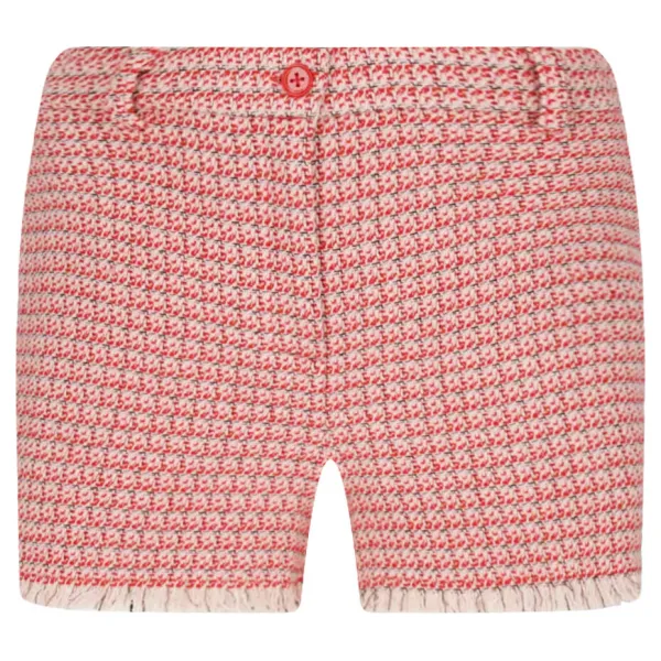 

Шорты прямого кроя с добавлением шерсти Pinko, красный