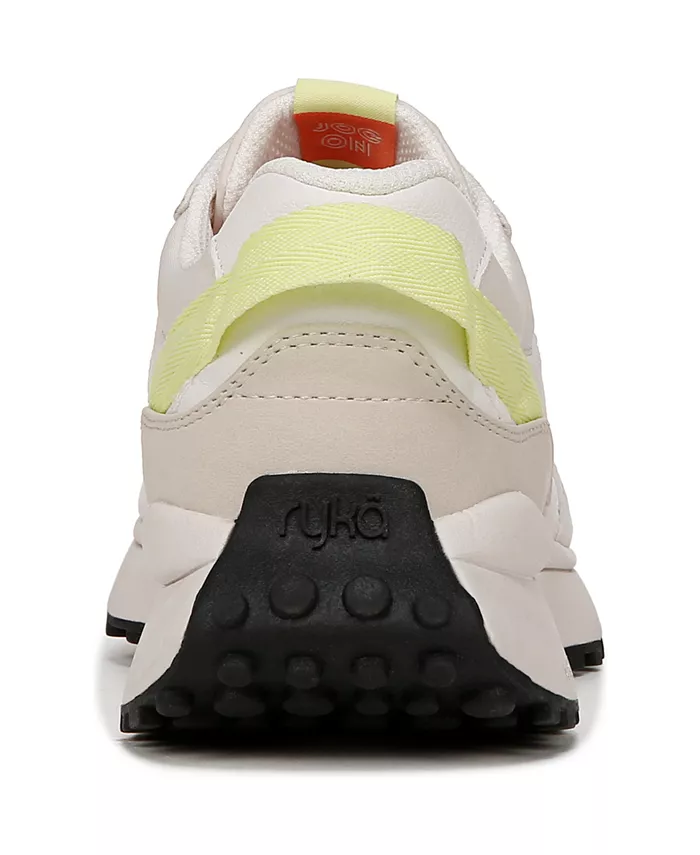 Женские кроссовки Jog On Slip On на шнурках-резинках Ryka, коричневый/бежевый — фото 3