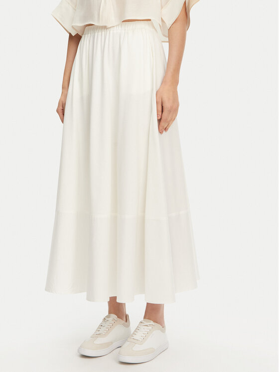 

Трапециевидная юбка стандартный крой Roal 2516771028 Max Mara, белый