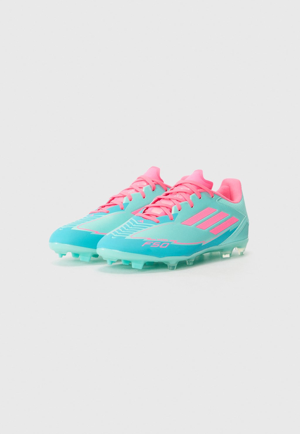 Футбольные бутсы MESSI F50 LEAGUE Adidas Performance, светло-голубой — фото 2