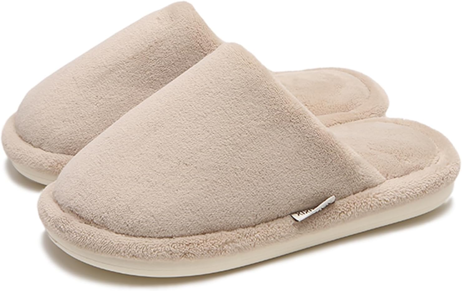 

Тапочки HORMAUWORD для женщин и мужчин, японские роскошные мягкие тапочки с эффектом памяти, теплые тапочки с закрытым носком, противоскользящие, моющиеся, удобные стильные домашние туфли, хаки