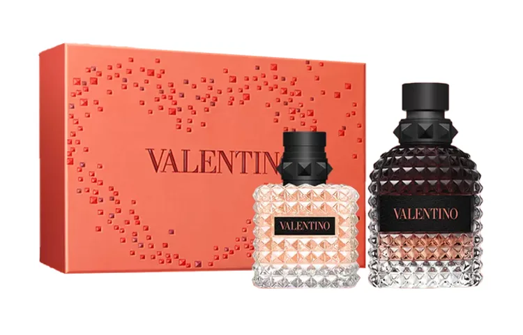 Valentino Набор парфюма Sunset Miss Twilight Gentleman EDP EDT с древесно-фруктовым ароматом, Christmas Sunset Miss Perfume 30ml+Sunset Mister Perfume 50ml — фото 2