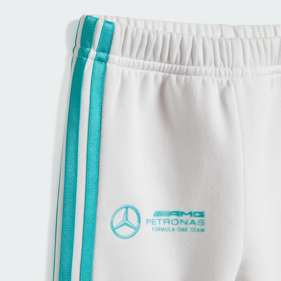 Спортивный костюм ADIDAS PERFORMANCE MERCEDES - AMG PETRONAS FORMULA ONE TEAM DNA BABY JOGGER LONG, белый — фото 2