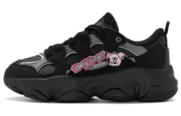 

Кроссовки XTEP Lifestyle Shoes Women's Low-top Black, черный/серый