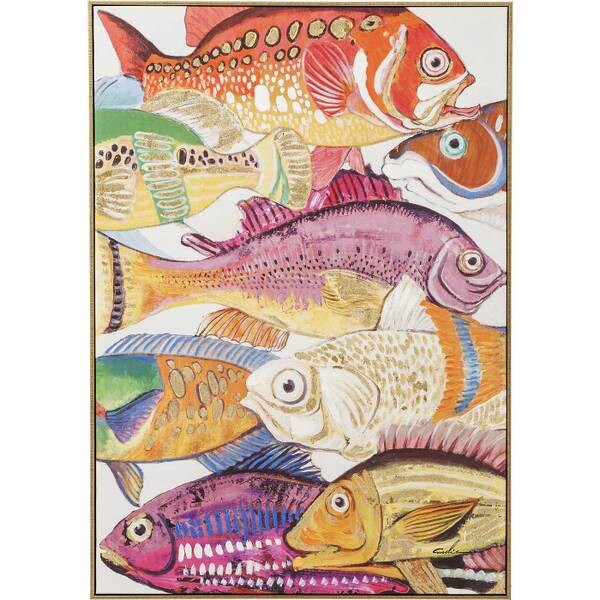 

Картина Kare Design Touched Fish Meeting One, многоцветный