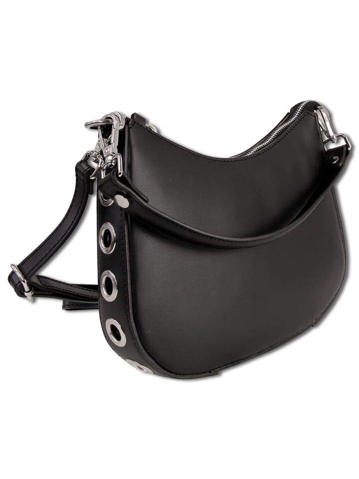 

Наплечная сумка Toscanto Schultertasche, Umhängetasche Leder schwarz ca. 25cm