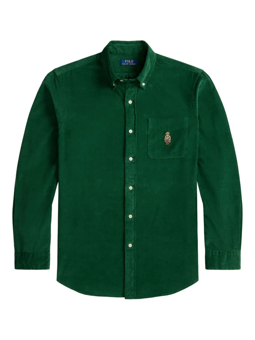 

Вельветовая рубашка с медвежонком Polo POLO RALPH LAUREN, зеленый
