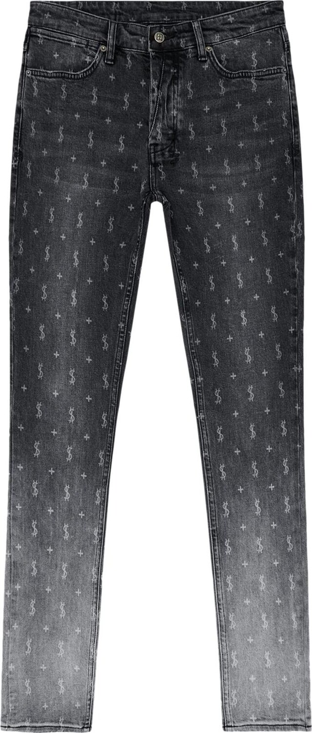 

Джинсы Ksubi Van Winkle Allstar Fade 'Black', черный