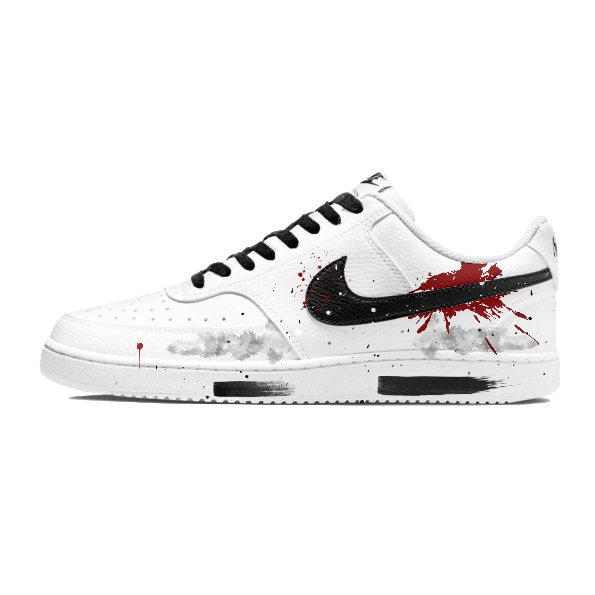 

Nike Кроссовки для скейтбординга Court Vision 1 Low Top, мужские, черно-белые