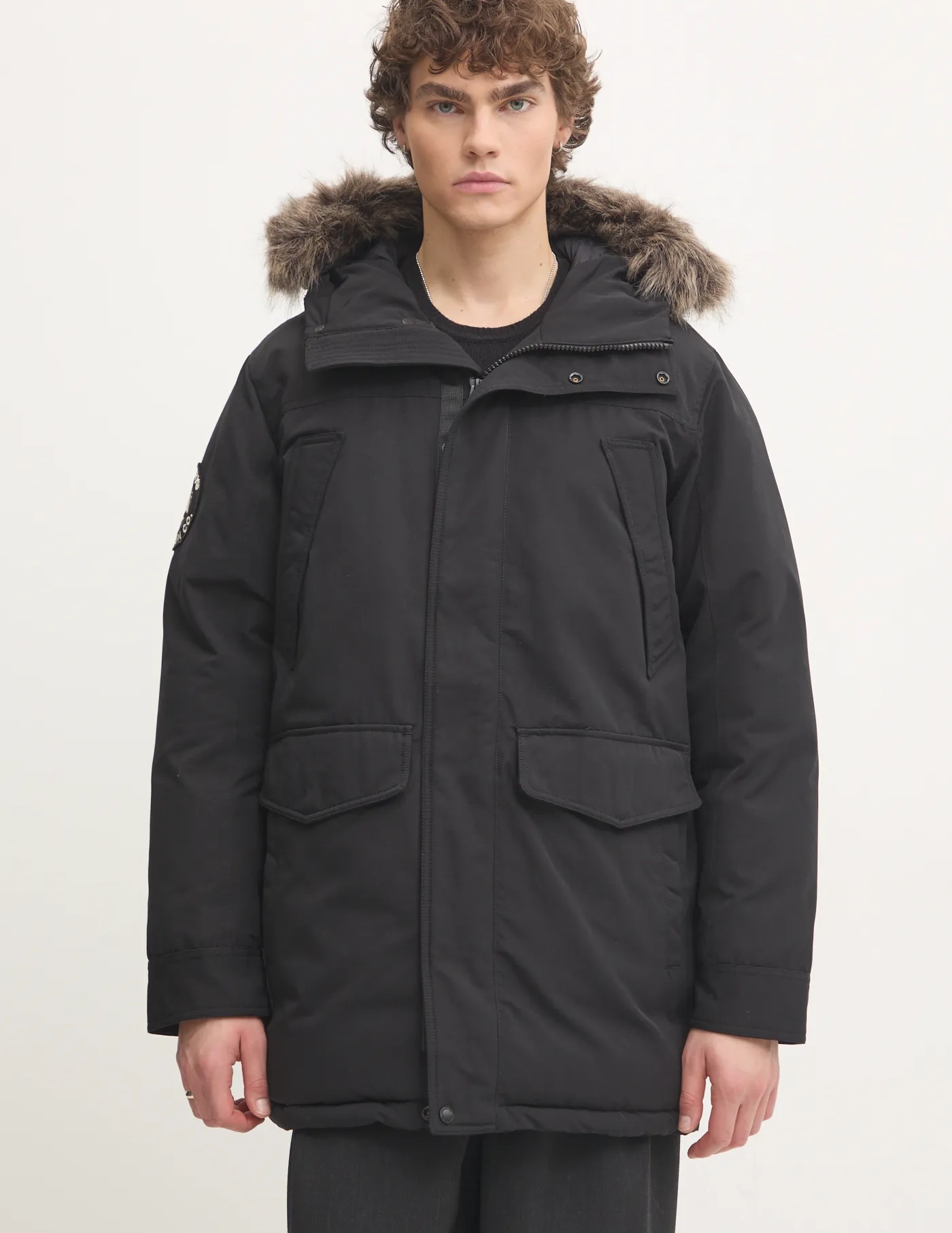 

Куртка-парка Superdry, черный