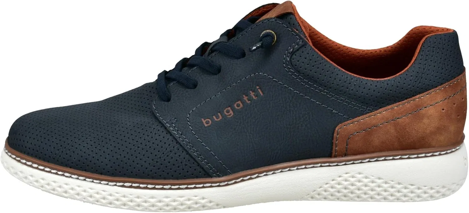 Мужские кроссовки Bugatti, мужские кроссовки на шнуровке, Dark Blue 4100