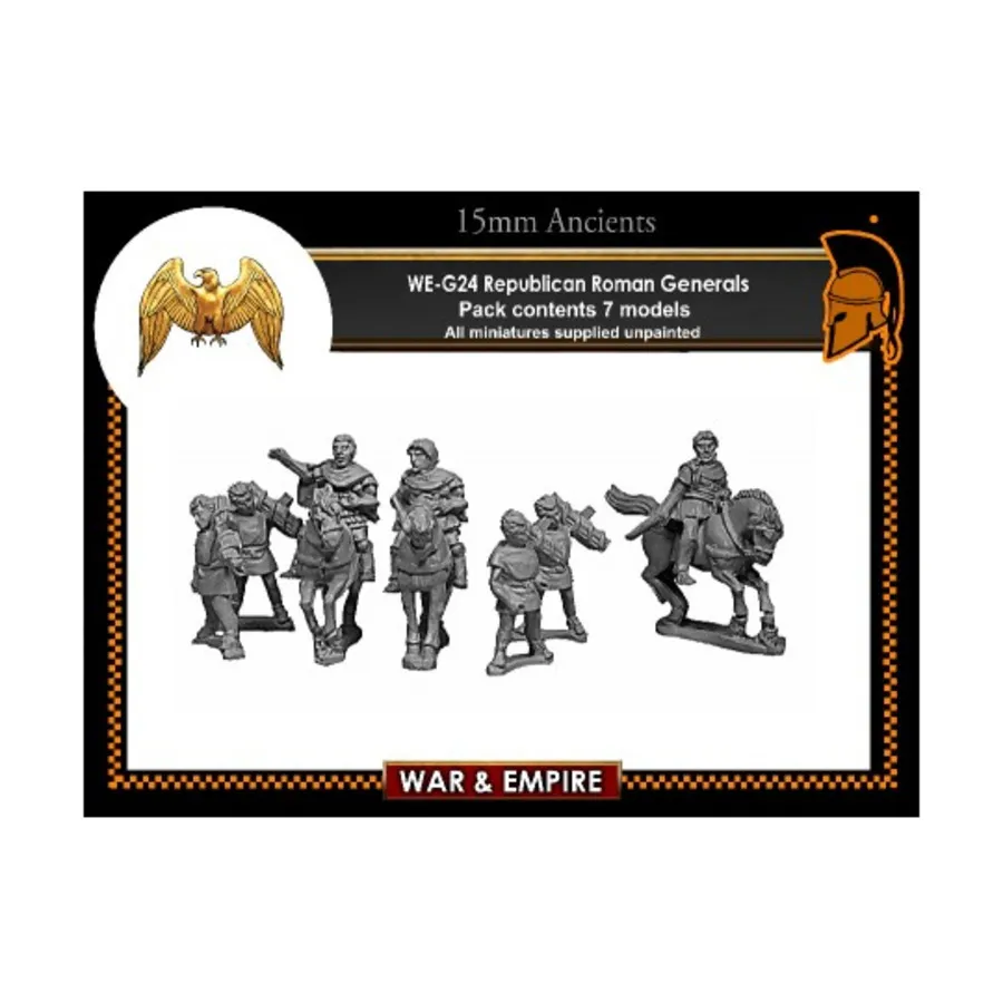 

Республиканские римские генералы, War & Empire - Ancients Miniatures - Late Roman (15mm)