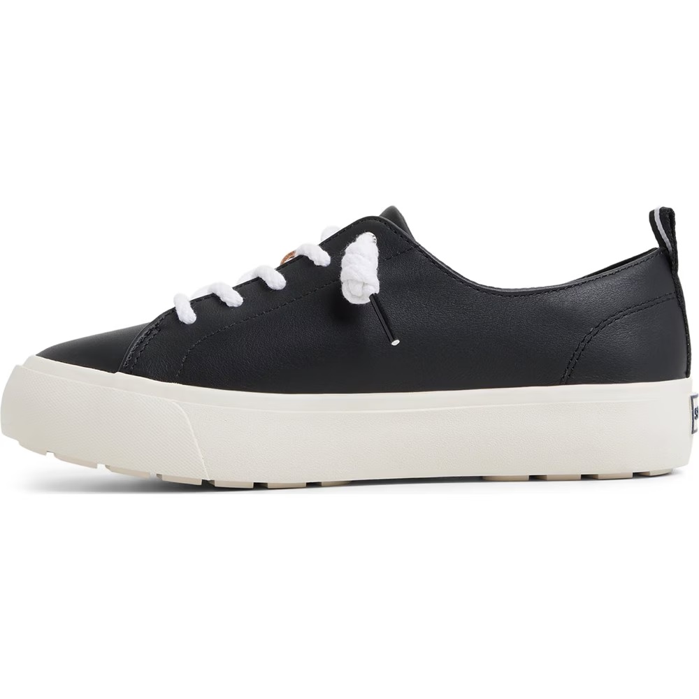 Кроссовки Cove из кожи на платформе со шнурками Sperry, черный — фото 3