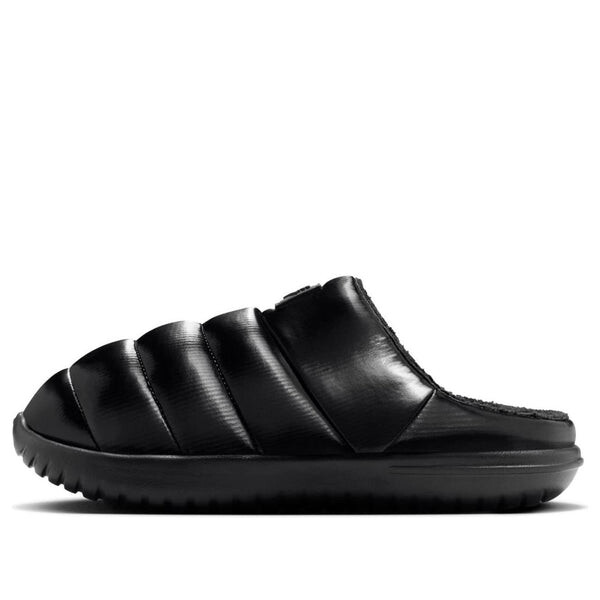 Тапочки burrow se 'black' Nike, черный