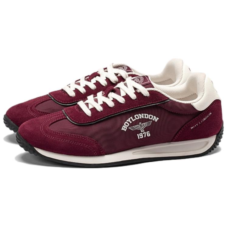 

Boy London Низкие повседневные кроссовки унисекс бордового цвета, цвет Burgundy