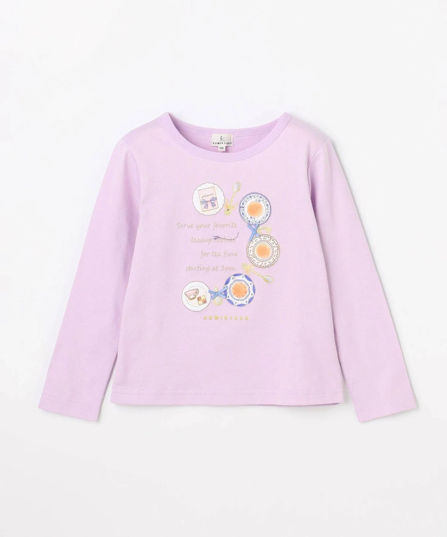 Футболка Tea Time Art 110-140 см Suite Kids, цвет Lavender [082] — фото 3
