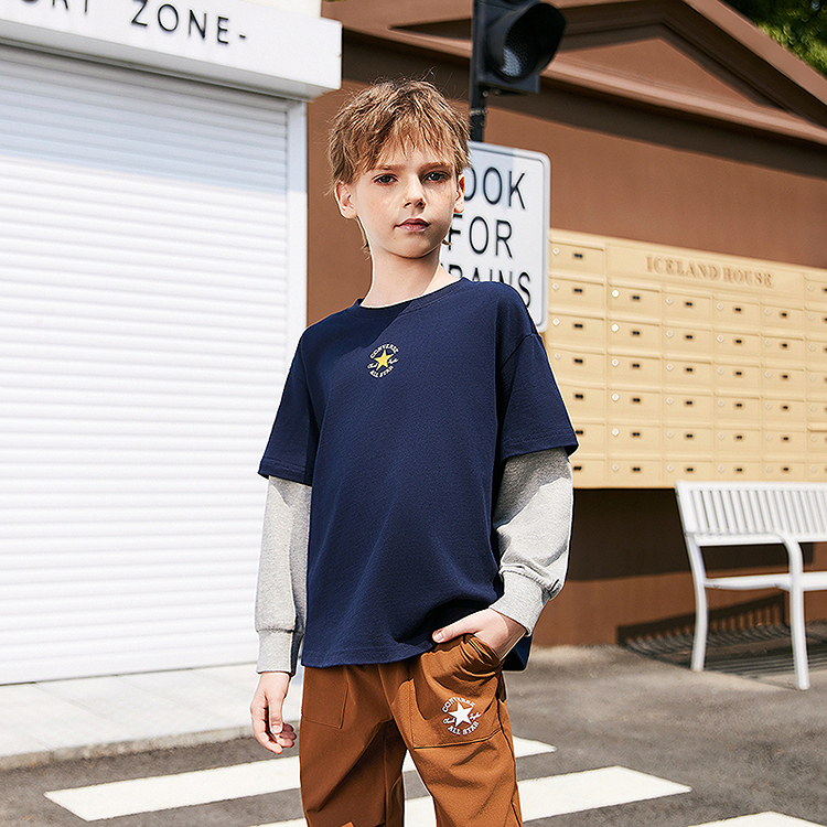 Футболка для детей 3-7 лет Converse, красный — фото 4