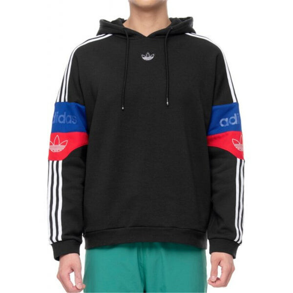 Толстовка Men's adidas originals Fleece Lined Black, черный — фото 3