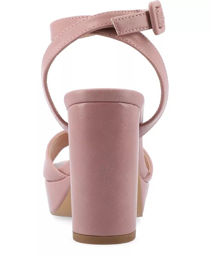 Женские модельные сандалии Nairri на платформе и блочном каблуке Journee Collection, мультиколор — фото 3