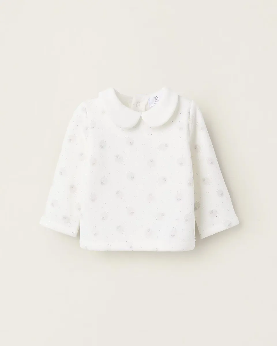 

Толстовка для мальчика с мотивом термоэффекта Zippy, белый