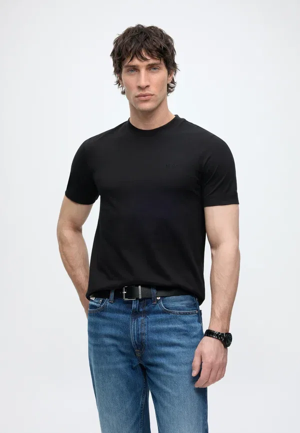 Футболка Thompson basic t-shirt Boss, черный — фото 4