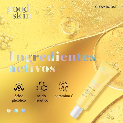 Крем для лица Bielenda — Осветляющий Good Skin Glow Boost с гликолевой кислотой и витамином С — фото 3