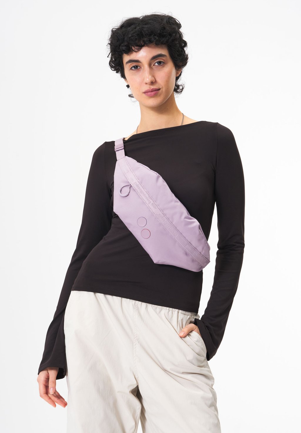 

Сумка через плечо BRIK - Across body bag pinqponq, сиреневый